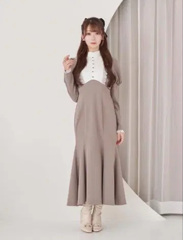 RoseMuse 레이스 메이드 스타일 드레스