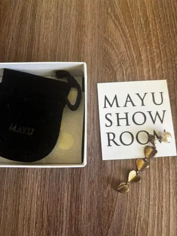 MAYU 하트 귀걸이 펄