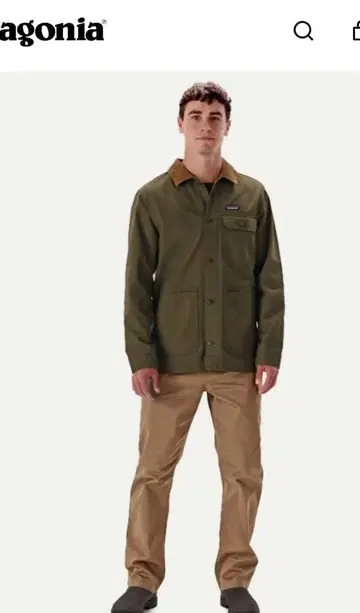 patagonia canvas jacket men's M