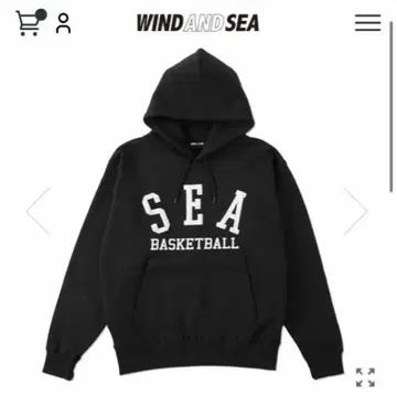 SEA (A-HOOPS) HOODIE / BLACK (LT80-31) M