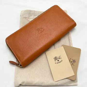 [ 미사용 새상품 ] 일 비종테 장지갑 캐러멜 브라운 ( 야키누메 )