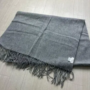 vita nature 캐시미어 혼방 울 대형 머플러 스톨 그레이