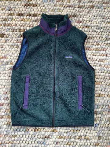 90s USA제 PATAGONIA 레트로X 베스트 M 헌터 그린