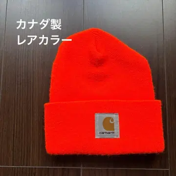 칼하트 니트 모자 캐나다제 오렌지 레어 컬러 비니 워커