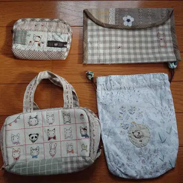 고양이 자수 패치워크