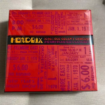 지미 헨드릭스 필모어 이스트 콘서트 5CD