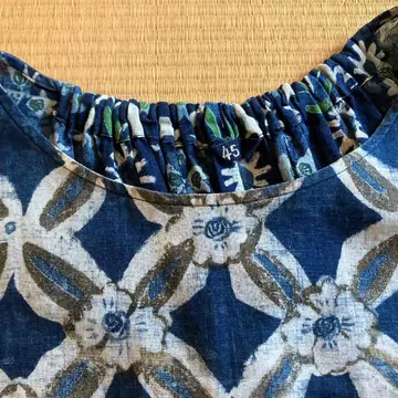 45R 슬리브리스 티셔츠 상의