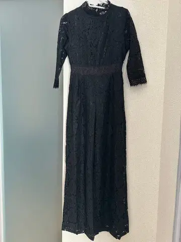 새상품 꽃무늬 레이스 올인원 팬츠 드레스