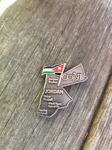 요르단 만국박람회 핀 배지 새상품 핀 배지