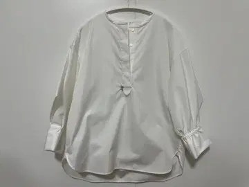 avec deuxclefs 오리가미 슬리브 블라우스 M size 화이트