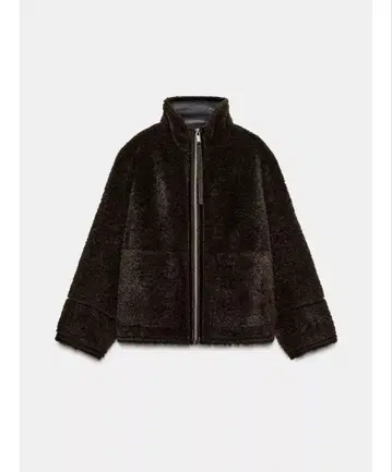 ZARA ZW COLLECTION 더블 페이스 보아 자켓