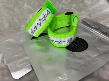 립 슬라임 RIP SLYME 형광 그린 러버 밴드 RS5