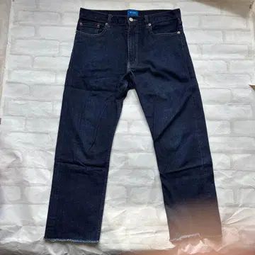 BEAMS M 다크 블루 데님