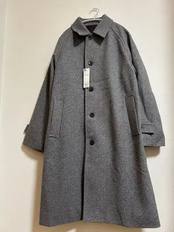 미사용 GU 2024 코지 멜톤 발마칸 코트 지유