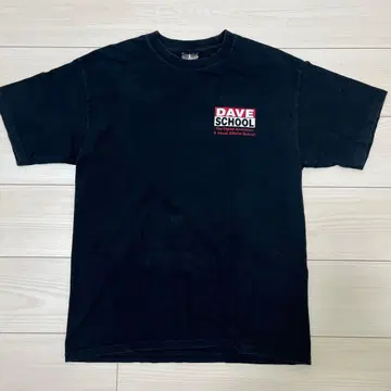 DAVE SCHOOL 블랙 T셔츠 Hanes Beefy-T