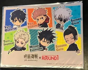 주술회전 라운드 원 B4 플라스틱 매트