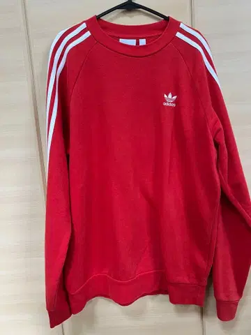 adidas 레드 맨투맨