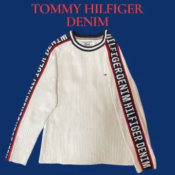TOMMY HILFIGER DENIM 화이트 니트 S/P