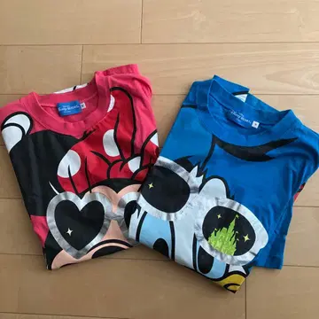 디즈니 미니 마우스 도널드 덕 T셔츠