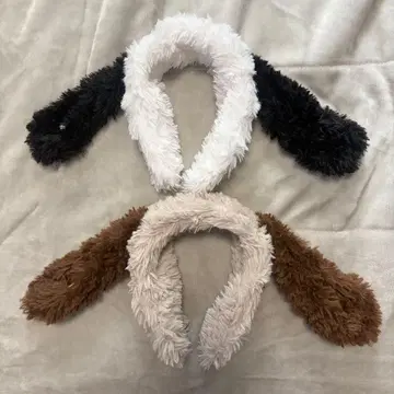 [ 1회 착용 ] 유니버셜 스누피 머리띠 세트 페어