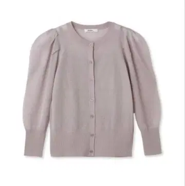 스나이델 snidel 스파클 시어 니트 가디건 라벤더