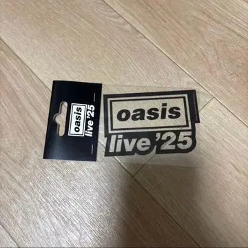 oasis 스티커 Live'25 ( Black )