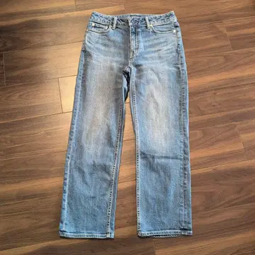 INDIVI 스트레이트 데님 36 라이트 블루