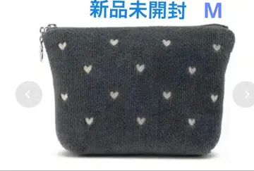 미개봉 새상품 러브리 하트 보트형 파우치M 그레이 완판템