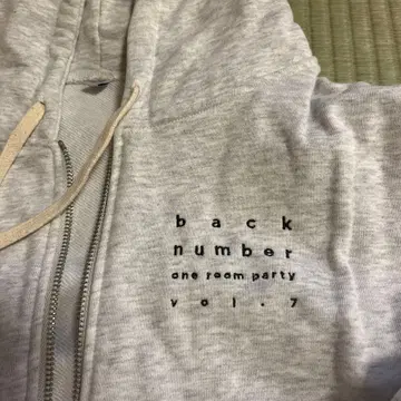 backnumber one room party vol.7 후드 집업