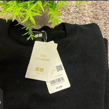 새상품 2025 유니클로 캐시미어 100 블랙 M