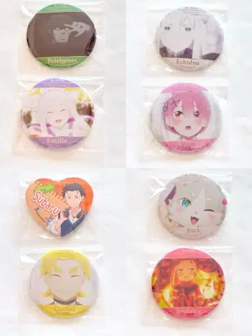 리제로 캔뱃지 필름 콘서트 학원 생활