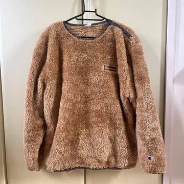 챔피언 플리스 자켓 L 사이즈 브라운