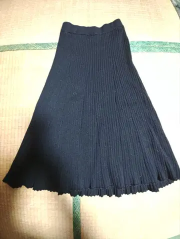 Rccat 블랙 니트 스커트 F 사이즈