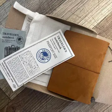 트래블러스 팩토리 트래블러스 노트 여권 사이즈 카멜