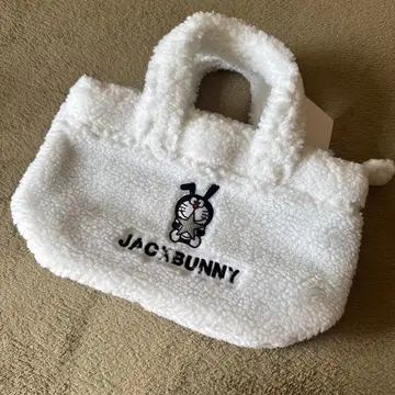 [ JACKBUNNY ] 도라에몽 보아 토트백 화이트
