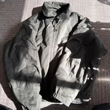 UNIQLO U 퍼프 테크 숏 블루종 L 올리브