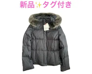 [ 새상품 택 포함 ] 프라이빗 라벨 블랙 퍼 포함 다운 자켓