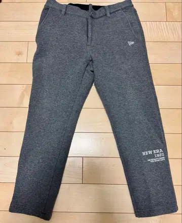 NEW ERA 그레이 골프 팬츠 착용 횟수 2회만