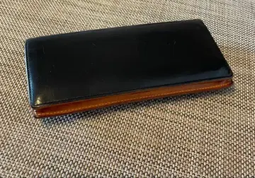 가죽 장지갑 블랙 간조 GANZO