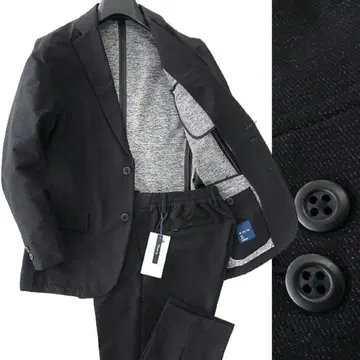 새상품 수트 컴퍼니 워셔블 스트레치 셋업 수트 S 블랙