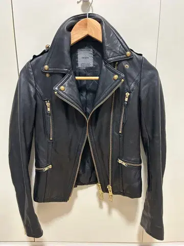 moussy 마우지 램 가죽 라이더 자켓 아무로짱 착용