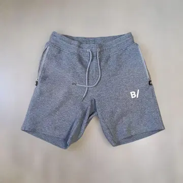 B/ 지퍼 포켓 부착 그레이 숏팬츠 M 사이즈