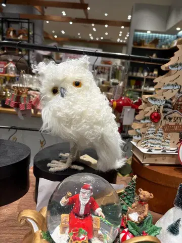 studio CLIP 화이트 올빼미 봉제 인형 택 포함 새상품