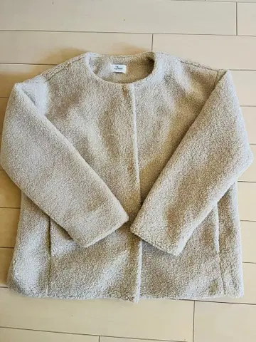 URBAN RESEARCH DOORS 보아 자켓 아이보리