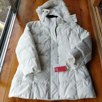 [ 새상품 ] 깃털 다운 자켓 후드 부착