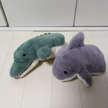 악어 상어 퍼펫 봉제 인형 세트