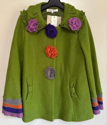 플라워 모티브 숏코트