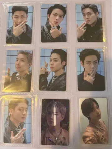 BTS proof 트레이딩 카드 10장 세트