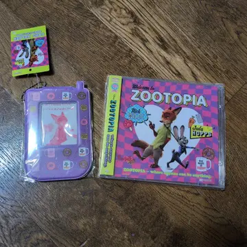 디즈니 주토피아 카드 케이스 메모 미사용 세트입니다