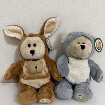 스벅 호주 한정판 베어리스타 캥거루와 코알라 봉제 인형